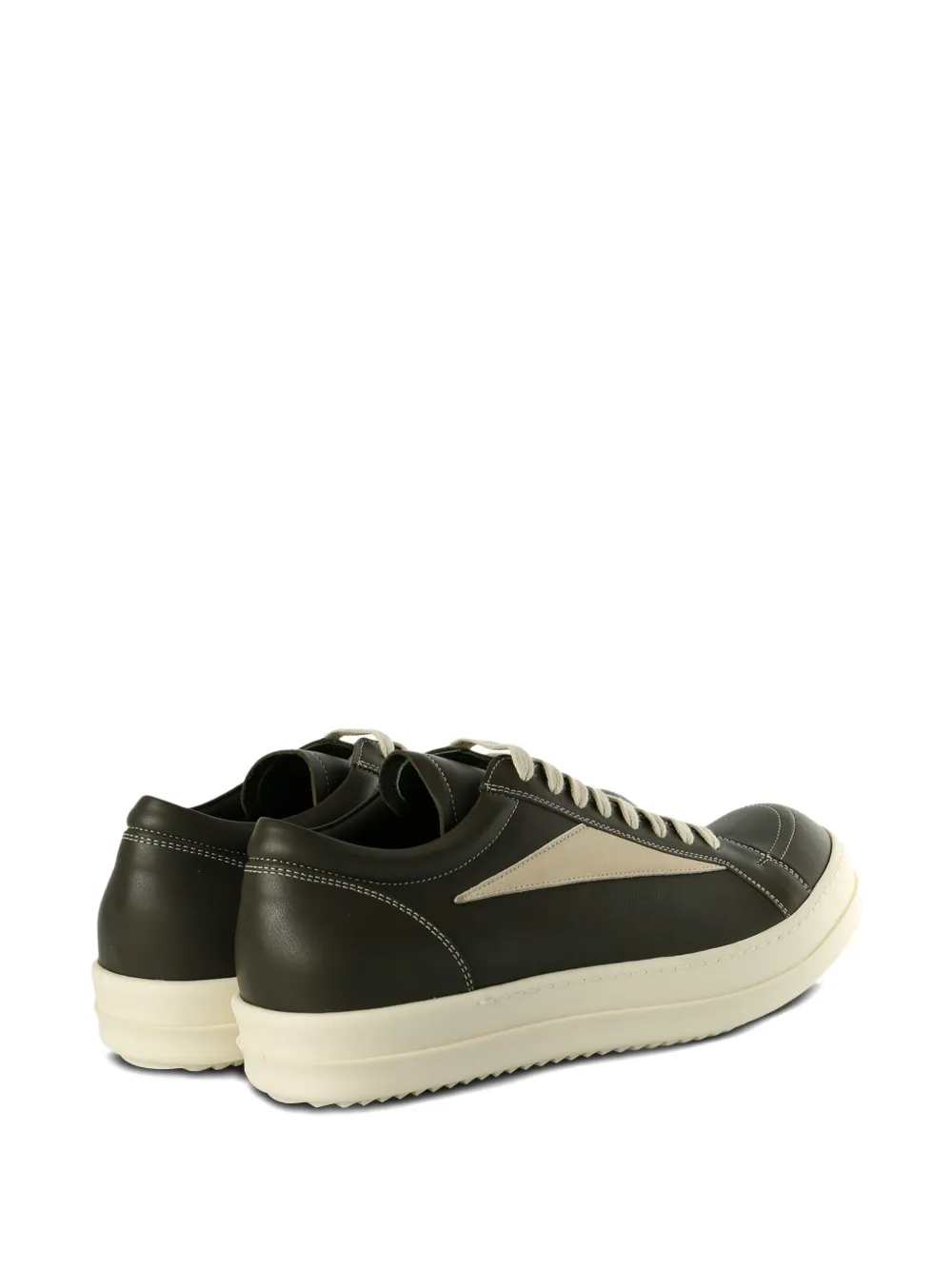 Rick Owens leather sneakers Green