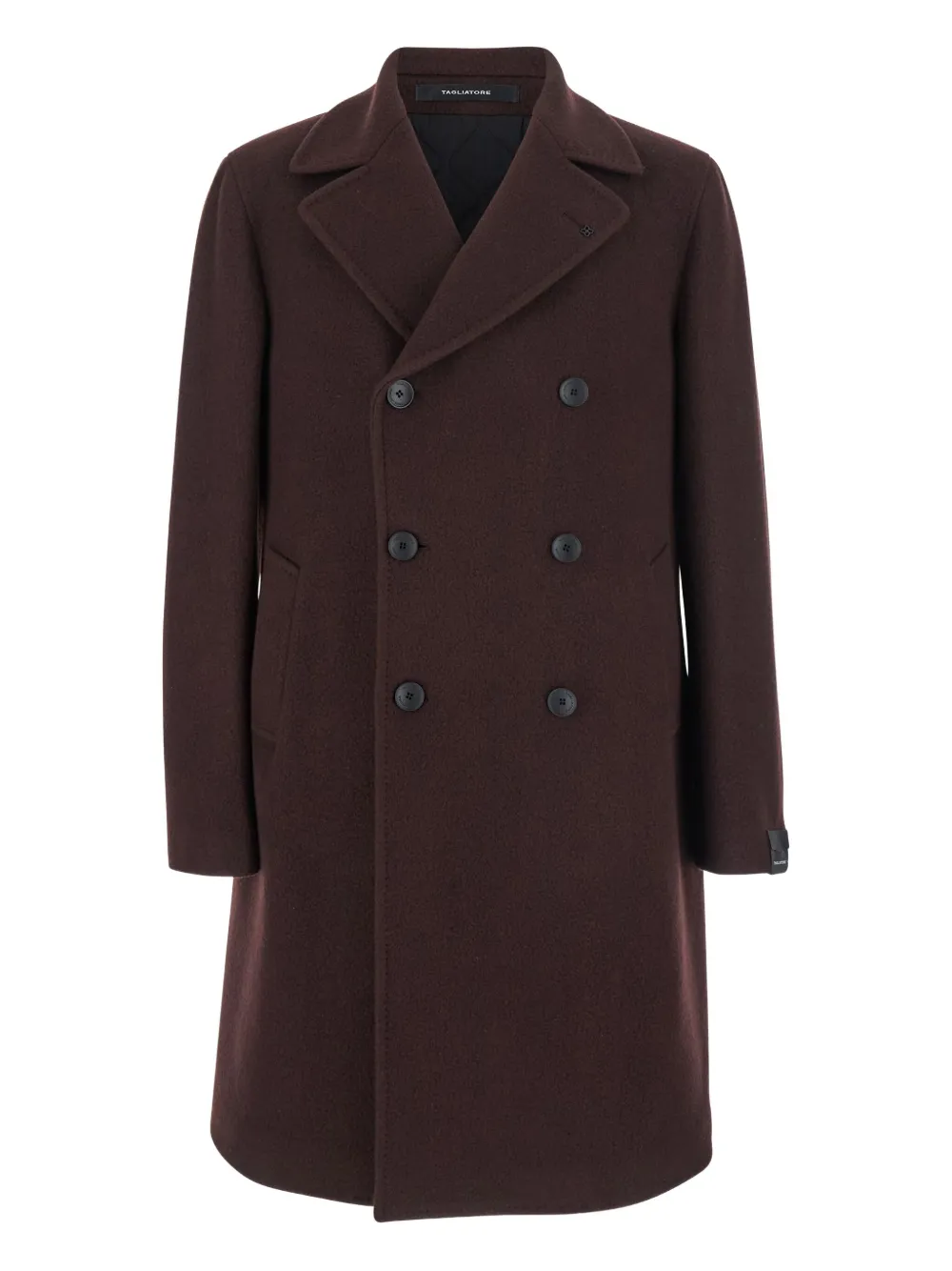 Tagliatore Arden double-breasted coat Bruin
