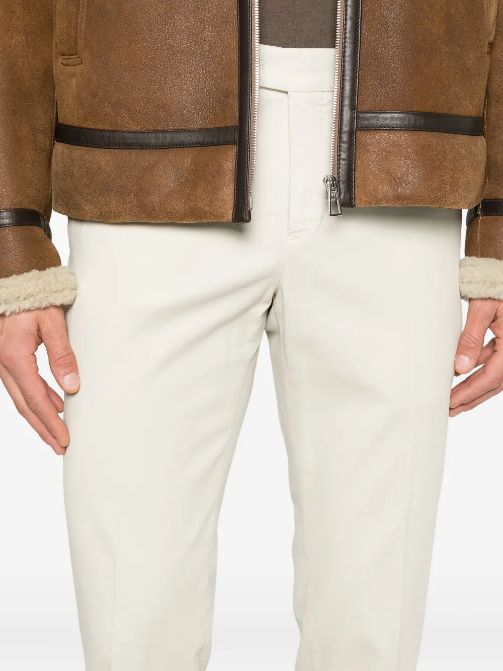 PT Torino cotton trousers Beige