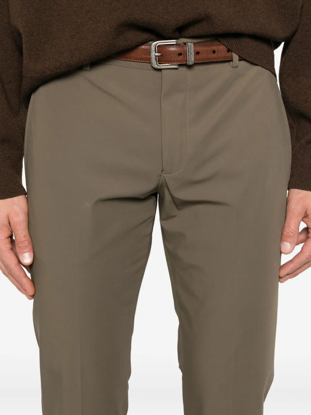 PT Torino mid-rise trousers Bruin