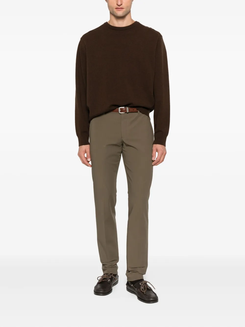 PT Torino mid-rise trousers - Bruin