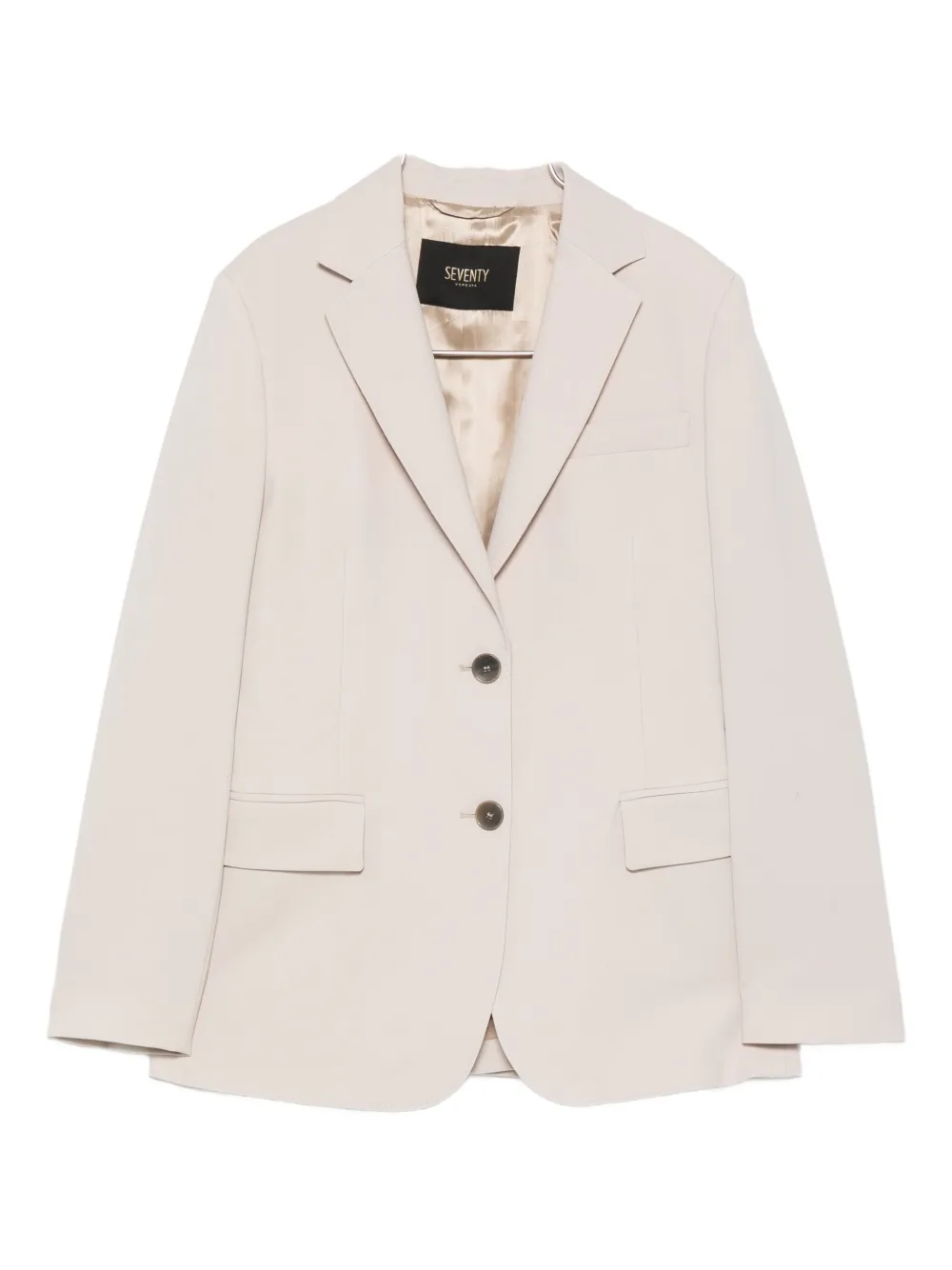 Seventy Single-breasted Blazer In Neutral