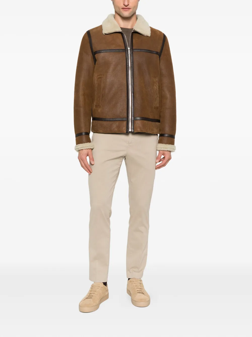 PT Torino slash-pocket trousers - Beige