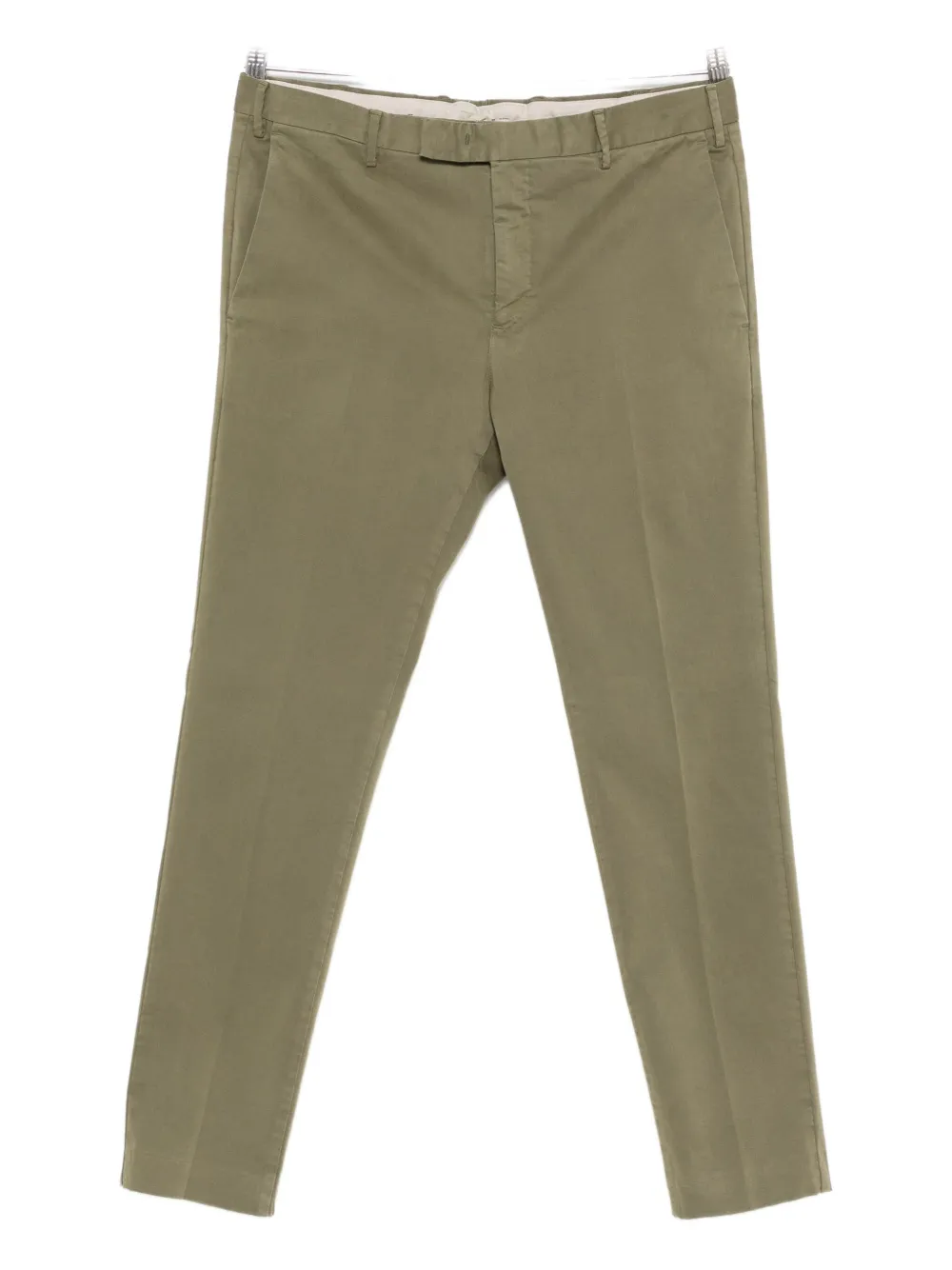 PT Torino pressed-crease trousers Groen
