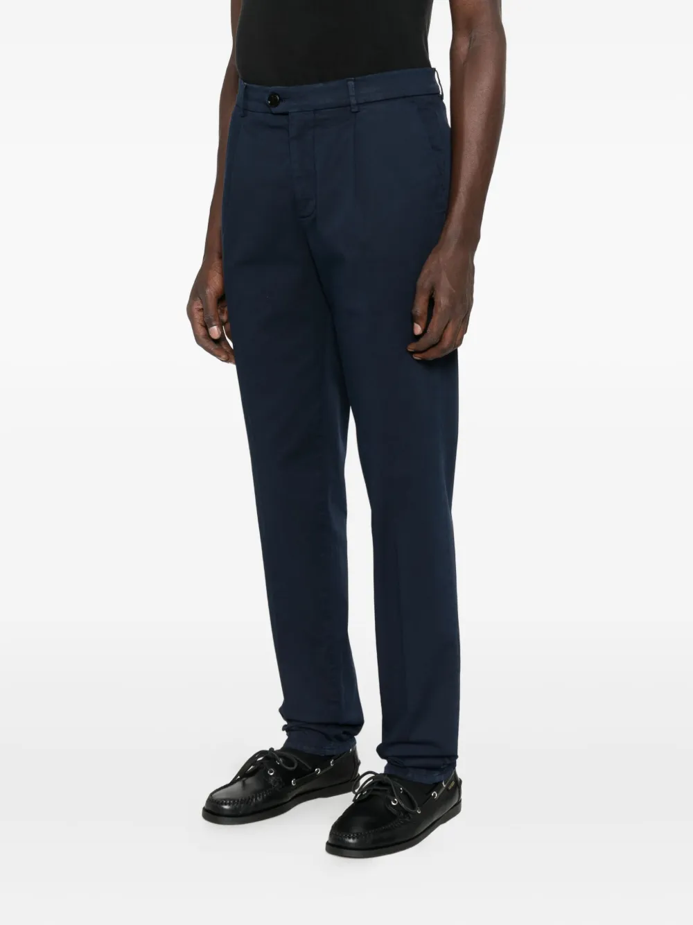Brunello Cucinelli Geplooide chino Blauw