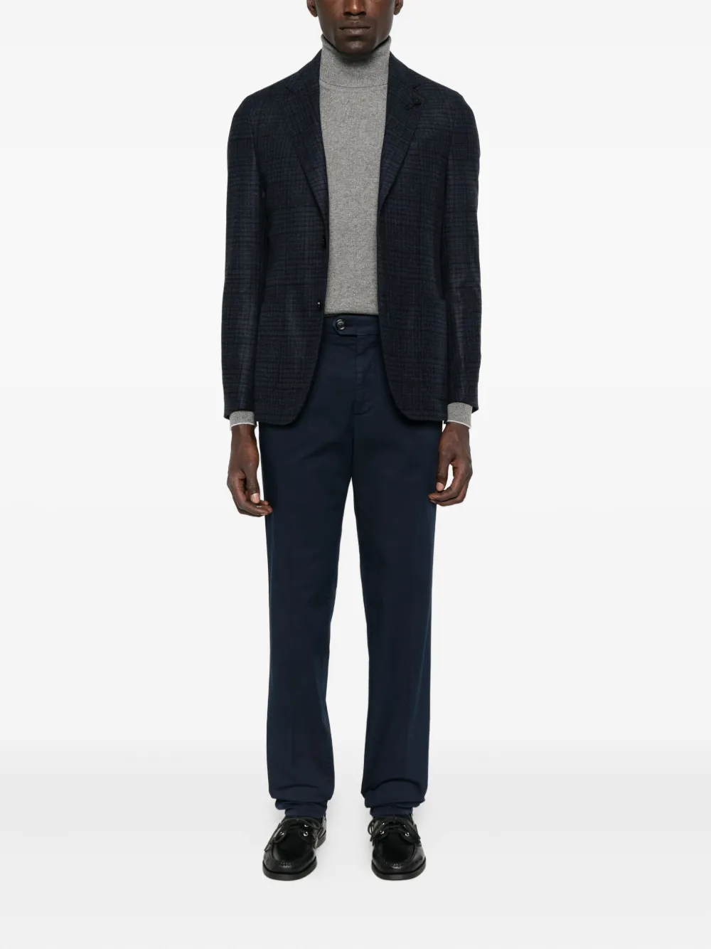 Brunello Cucinelli pleated chinos - Blauw