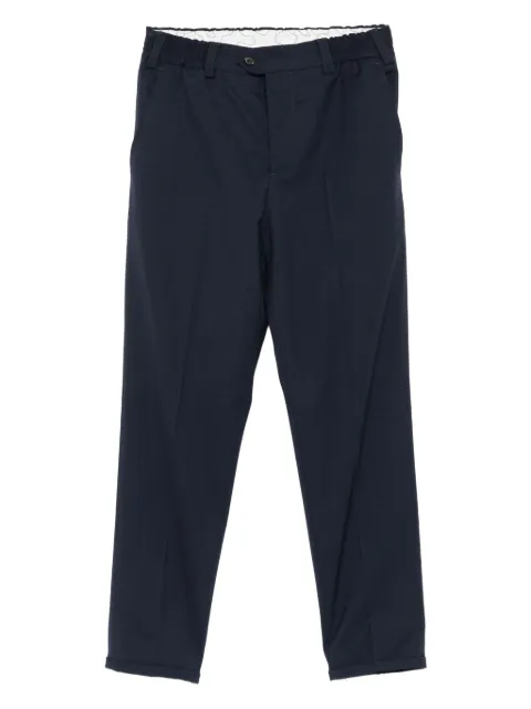 PT Torino elastic-waistband pinstripe trousers
