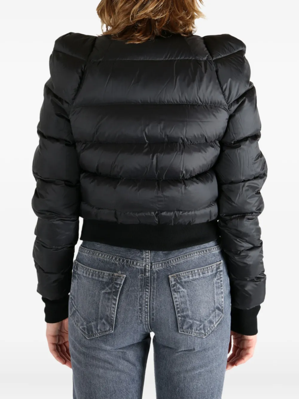 Rick Owens Long Sleeve Cotton Coat In Black
