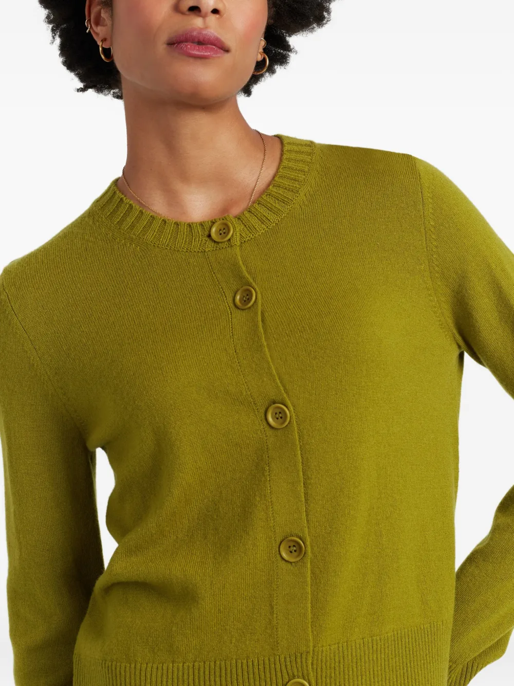 Chinti & Parker Cropped vest Groen