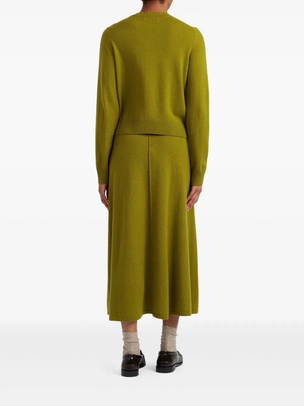 Chinti & Parker Cropped vest Groen