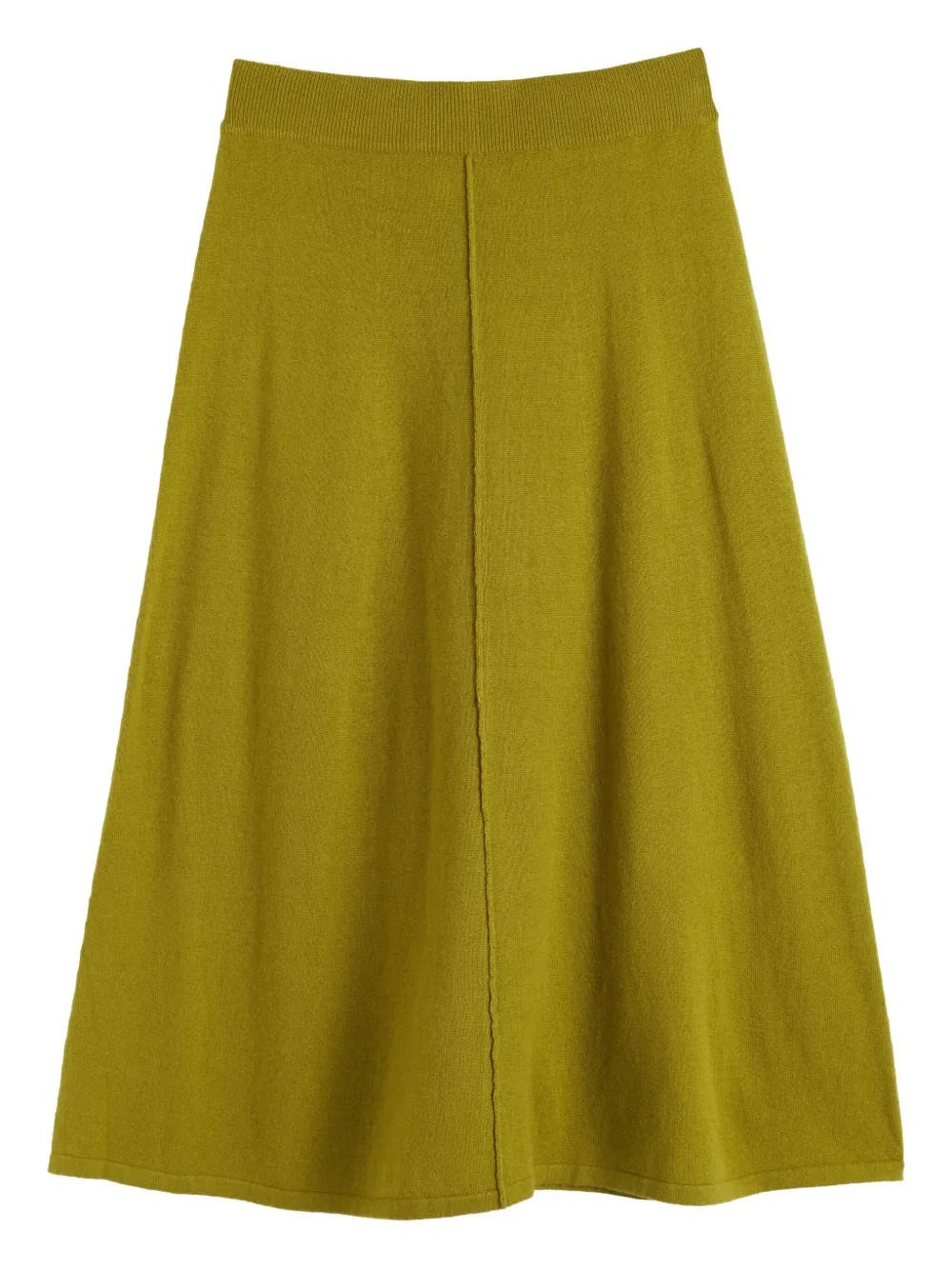 Chinti & Parker Cashmere-blend Skirt In Green