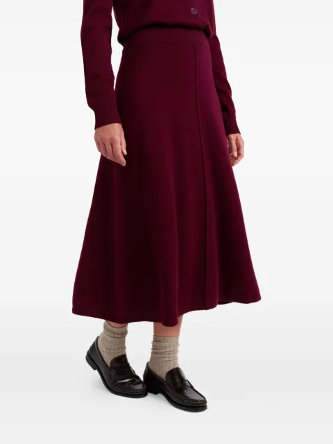 Chinti & Parker cashmere-blend skirt