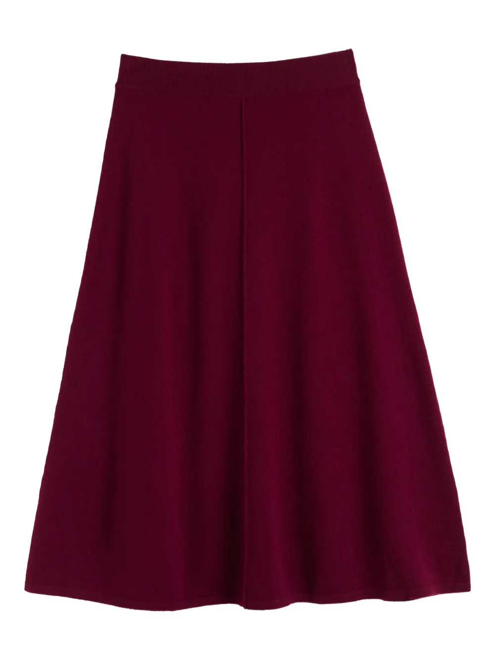 Chinti & Parker Cashmere-blend Skirt In Red