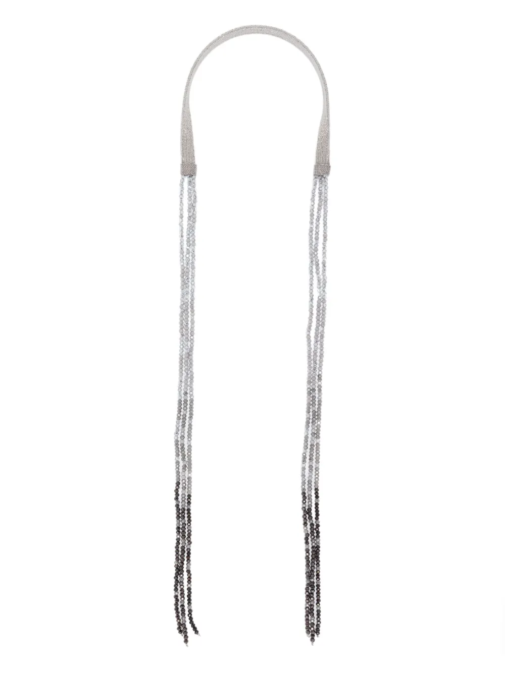 beaded-strands necklace