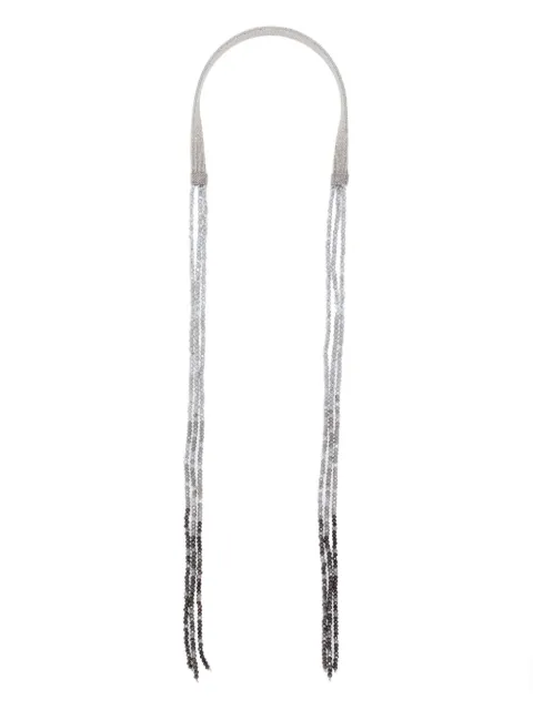 Peserico beaded-strands necklace