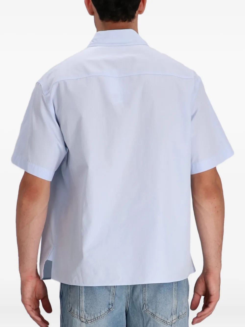 Kenzo Gewikkeld overhemd met logodetail Blauw