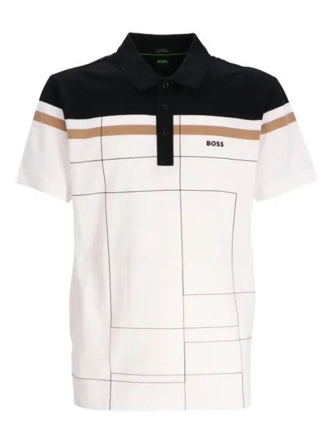 BOSS short-sleeve cotton polo shirt