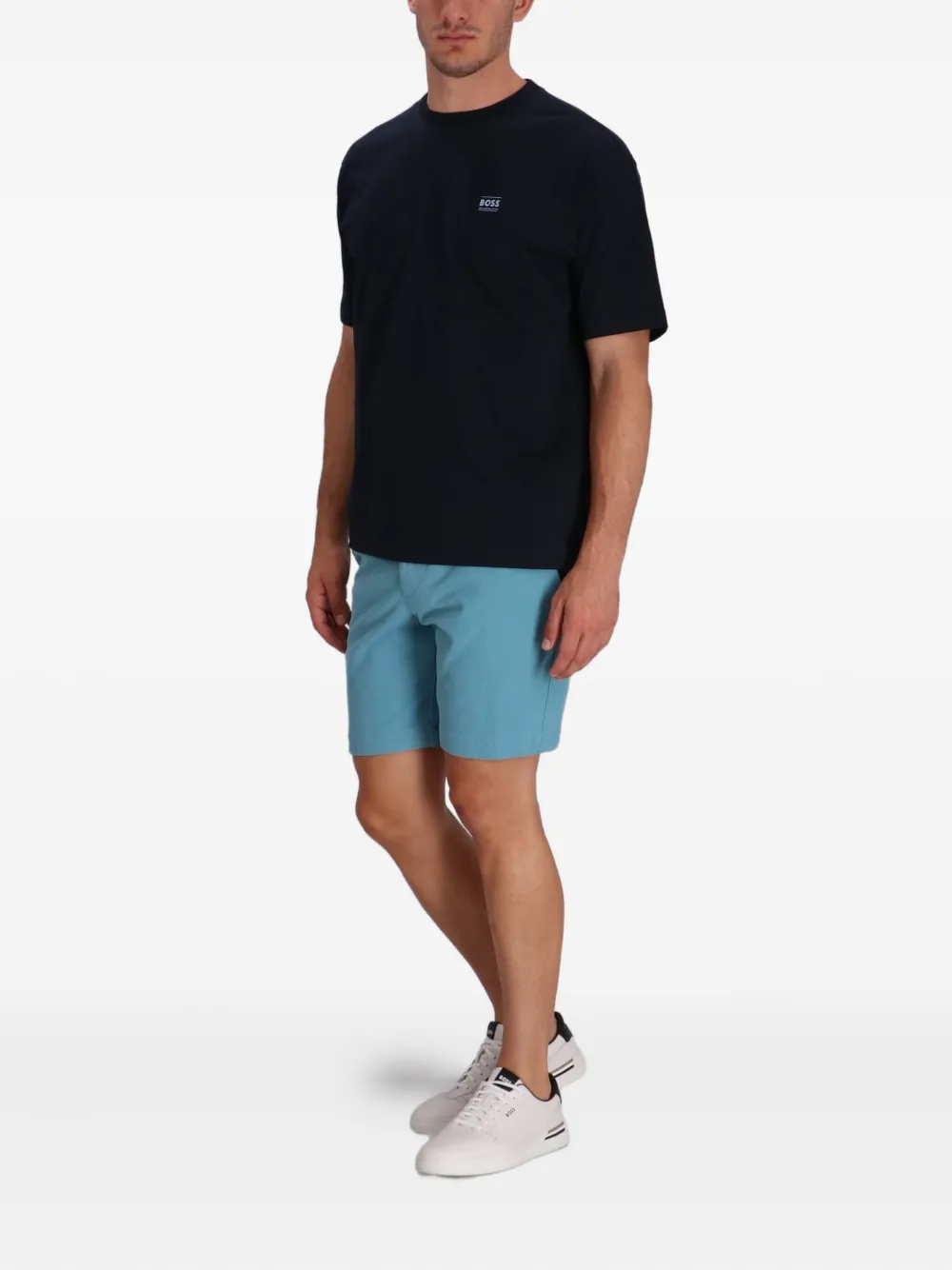 BOSS playera de algodón con logo bordado | Playeras | Image 2