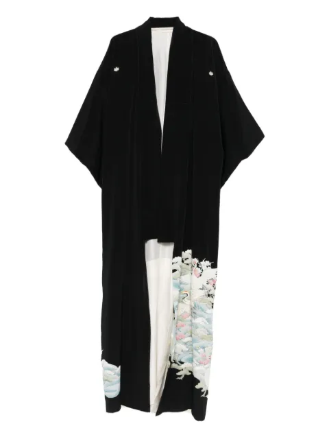 A.N.G.E.L.O. Vintage Cult 1970s embroidered-crane coat