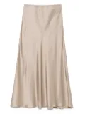 Ottod'Ame satin midi skirt - Neutrals