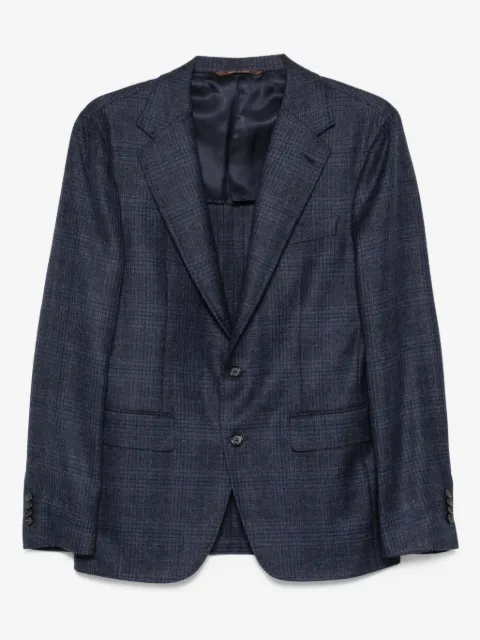 Canali veste en laine à carreaux