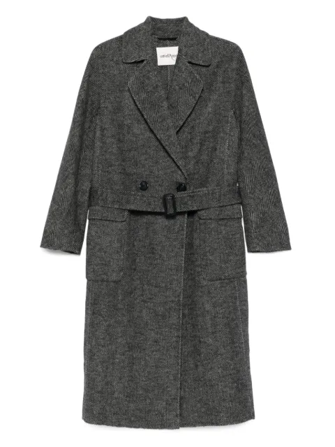 Ottod'Ame herringbone-pattern belted coat