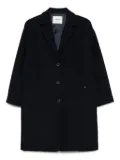 Ottod'Ame button-fastening patch-pocket midi coat - Blue