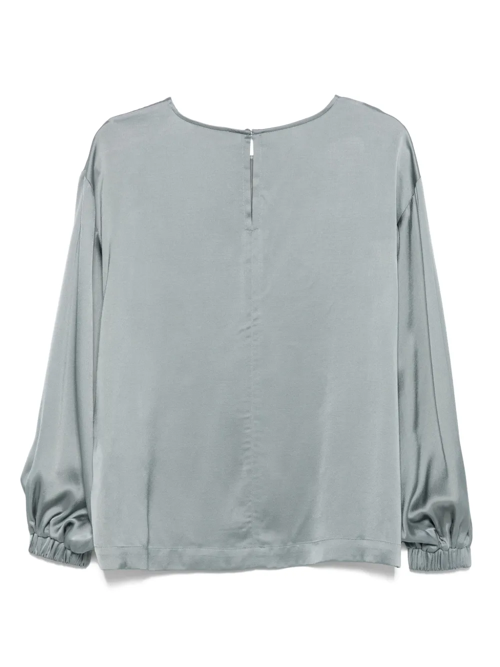 Ottod'Ame Blouse met ronde hals - Grijs