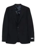 Canali two-button wool blazer - Blue