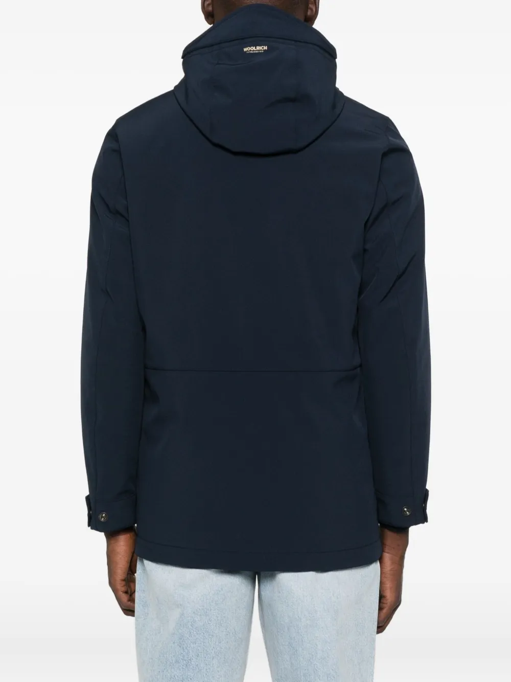 Woolrich Jas met capuchon Blauw
