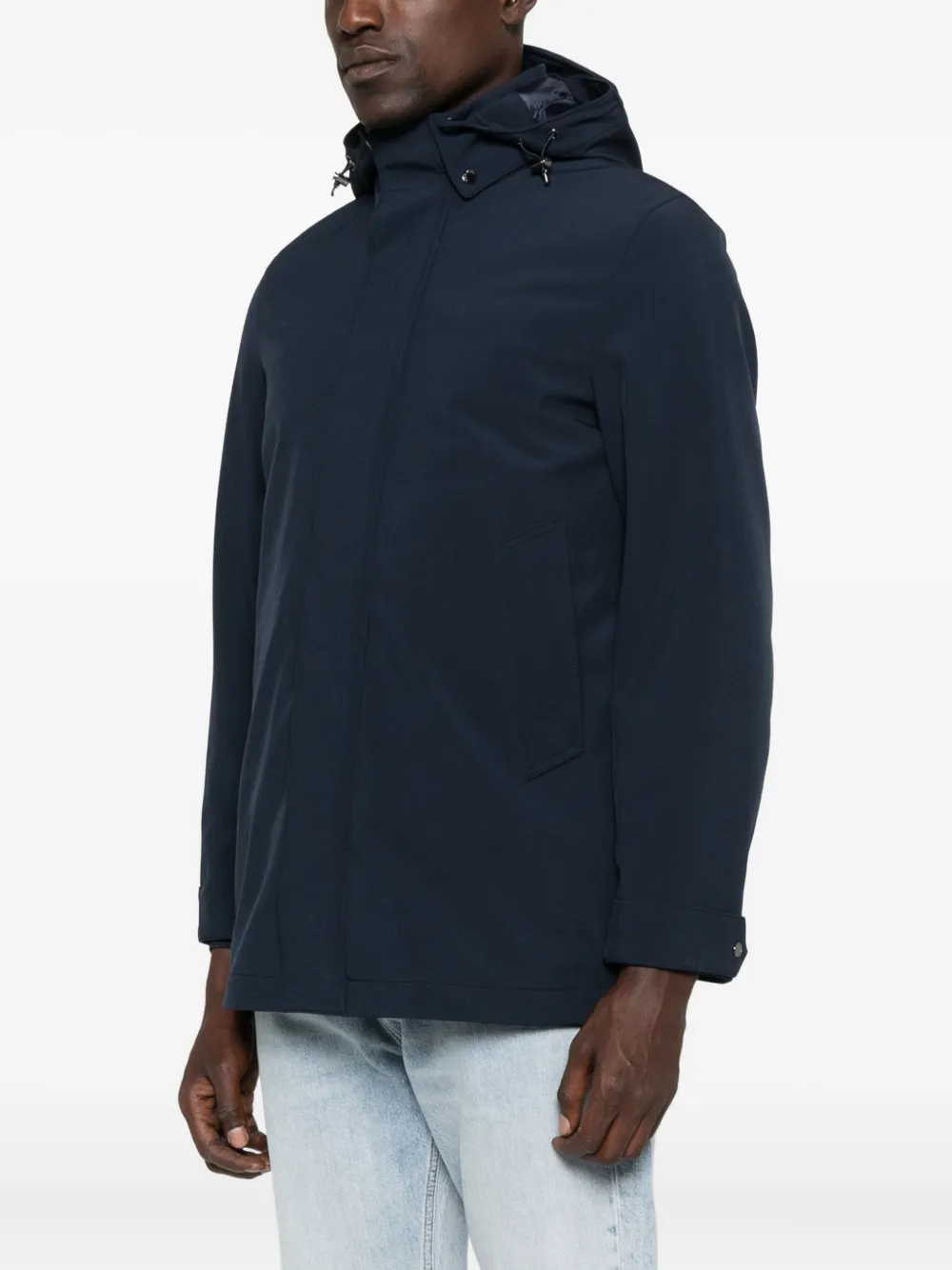 Woolrich Jas met capuchon Blauw