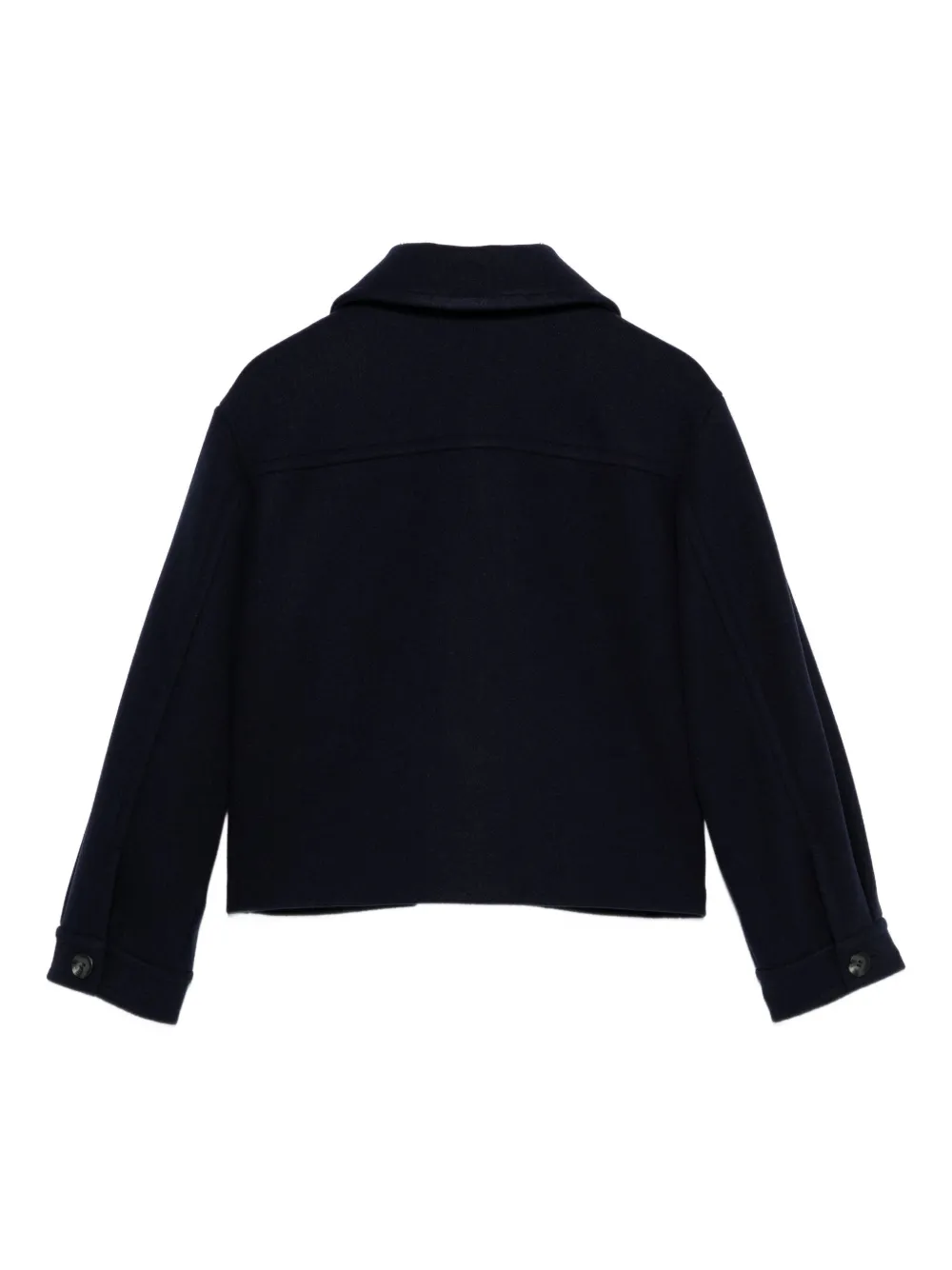 TWINSET Kids flap-pocket zip-front jacket Blauw