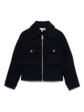 TWINSET Kids flap-pocket zip-front jacket - Blue