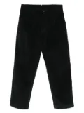 Nine In The Morning logo-label corduroy trousers - Black