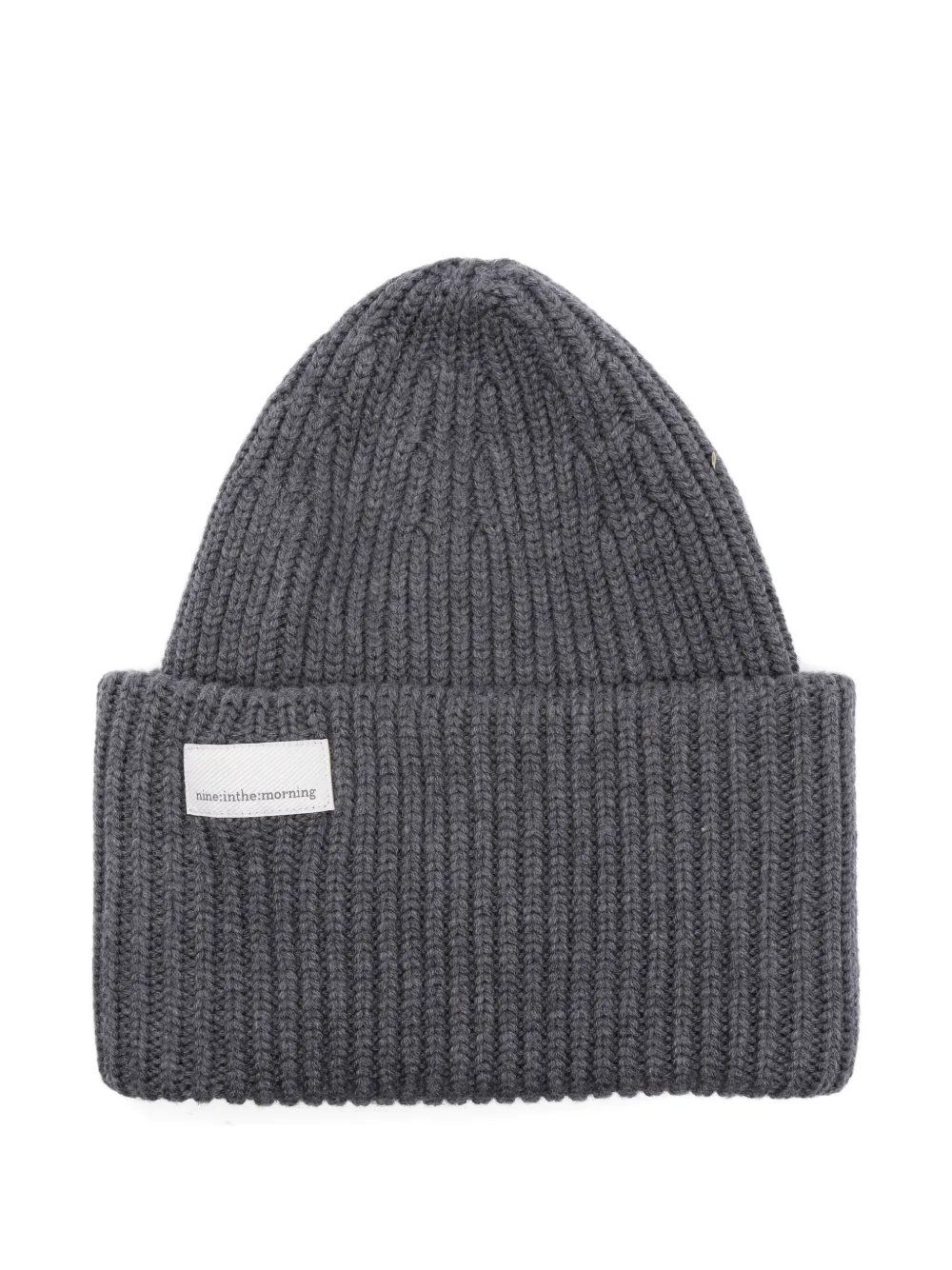 ribbed wool beanie