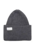Nine In The Morning ribbed wool beanie - Grey