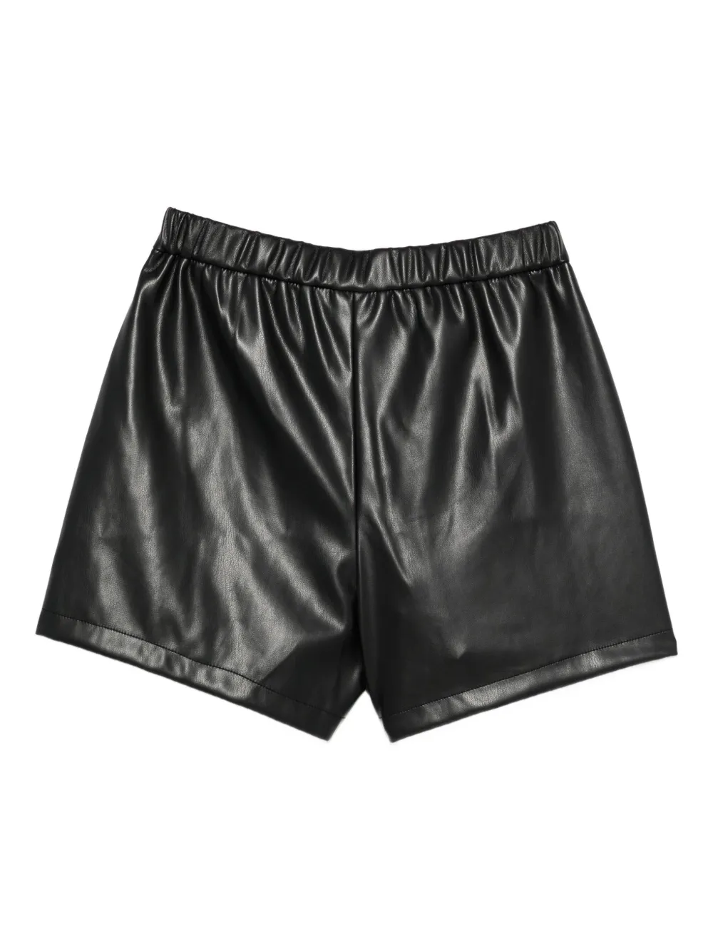 TWINSET Kids buttoned elasticated shorts Zwart