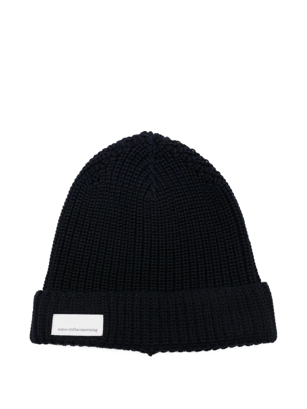 ribbed wool beanie