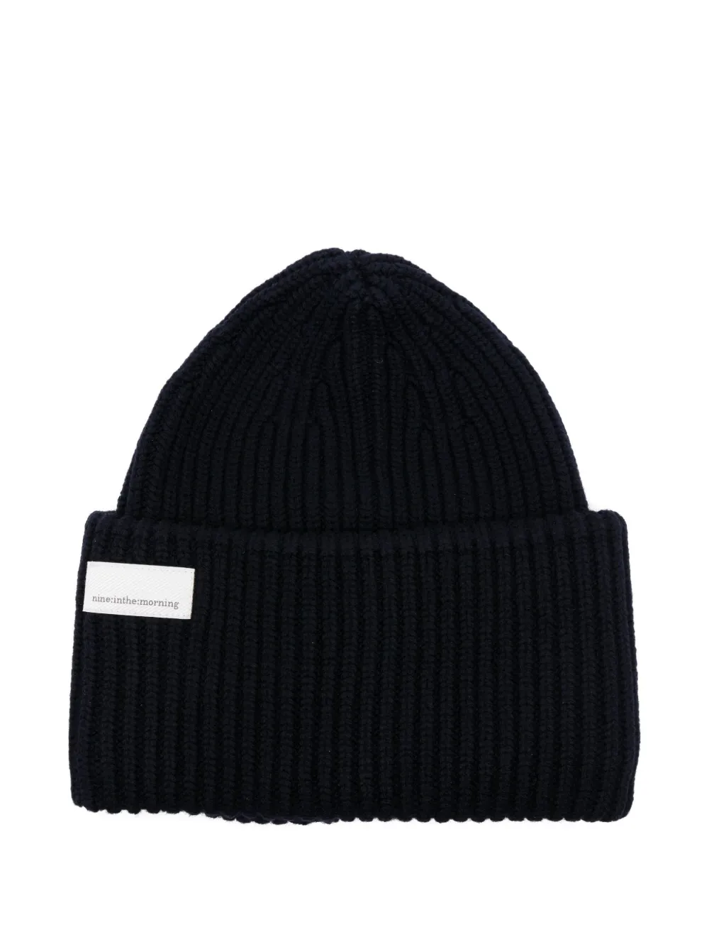ribbed wool beanie
