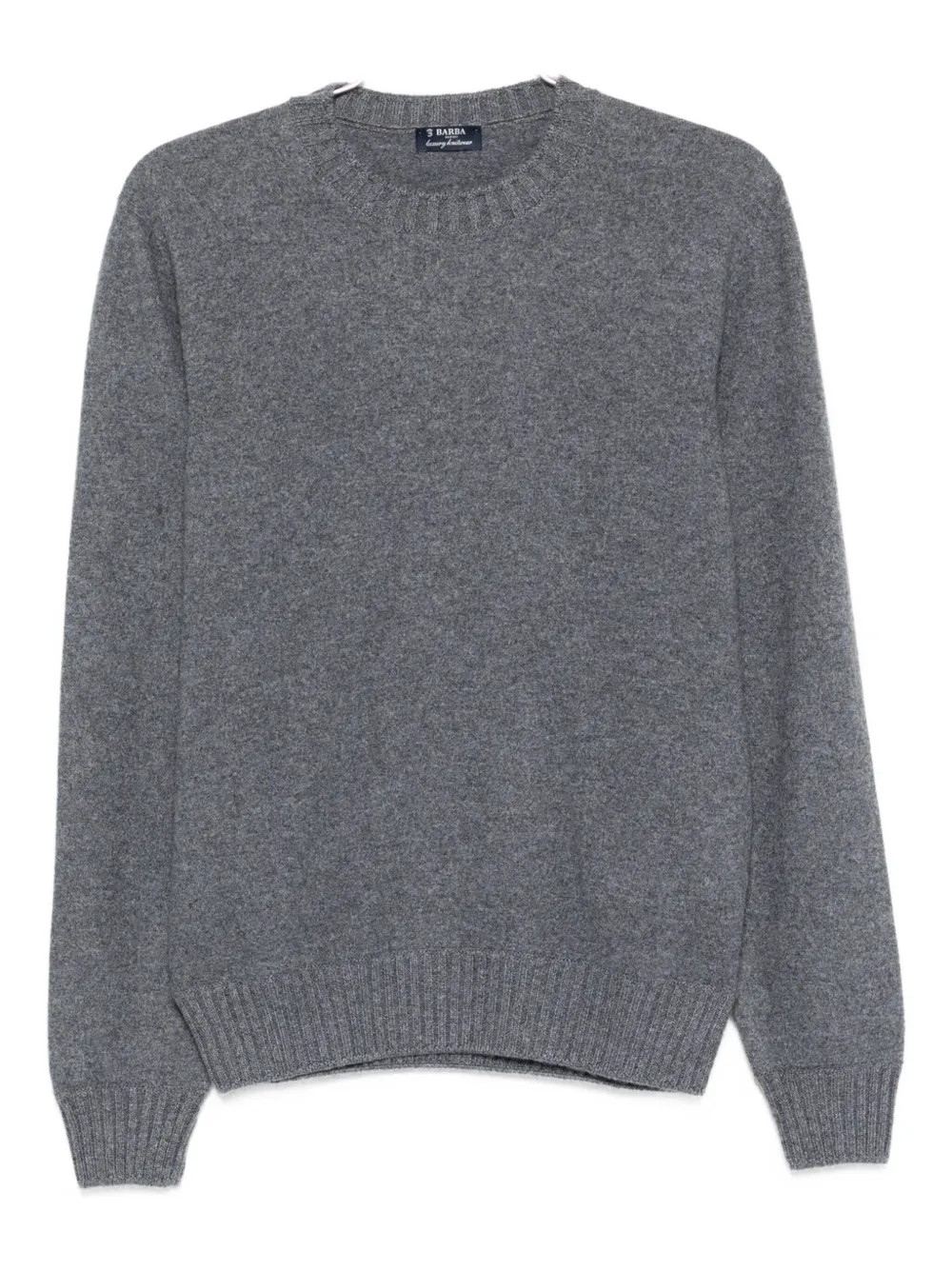 Barba Napoli Barba Crew Neck Sweater In Gray