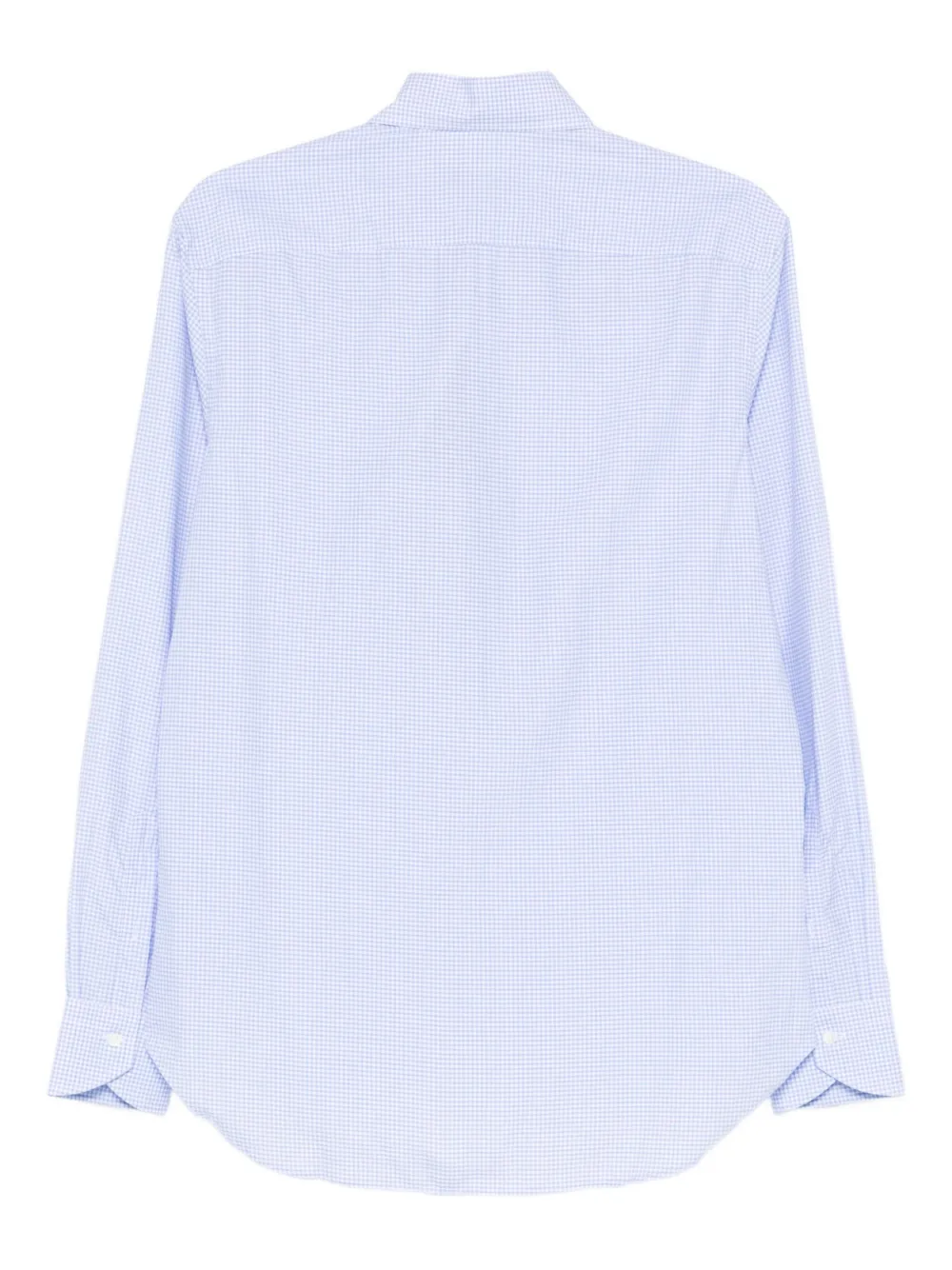 Canali Overhemd met gingham ruit Blauw