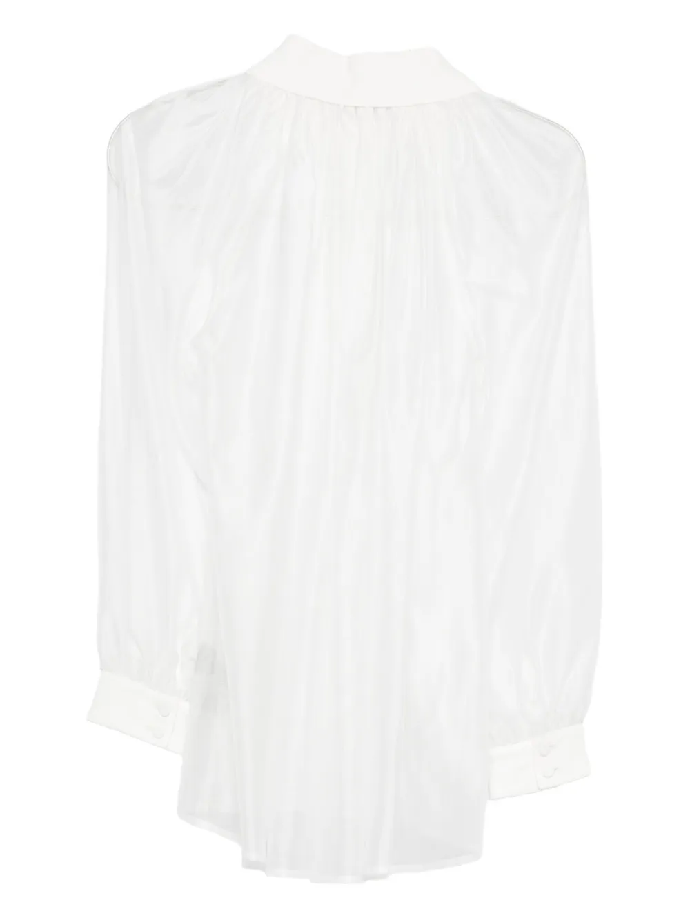 STYLAND balloon-sleeve blouse - Wit