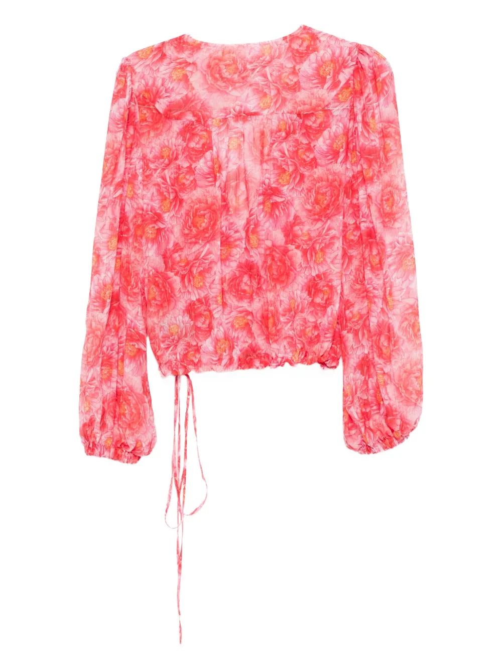 STYLAND floral-print blouse - Roze