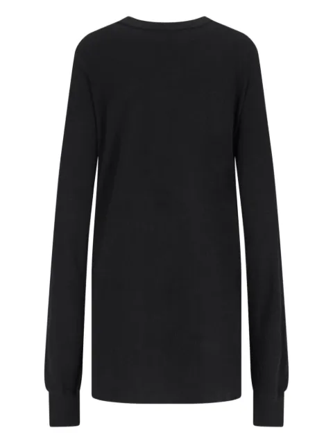 Rick Owens cut-out long-sleeve top