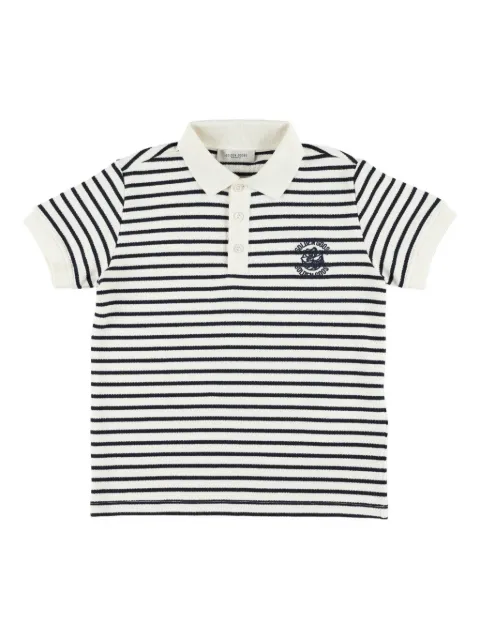 Golden Goose Kids striped polo shirt