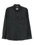 Canali double-pocket shirt - Grey