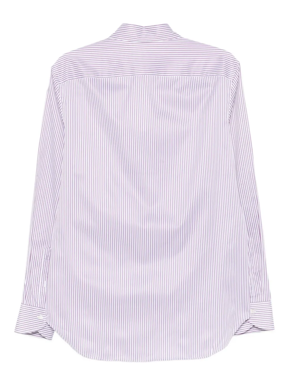 Canali striped cotton shirt - Wit