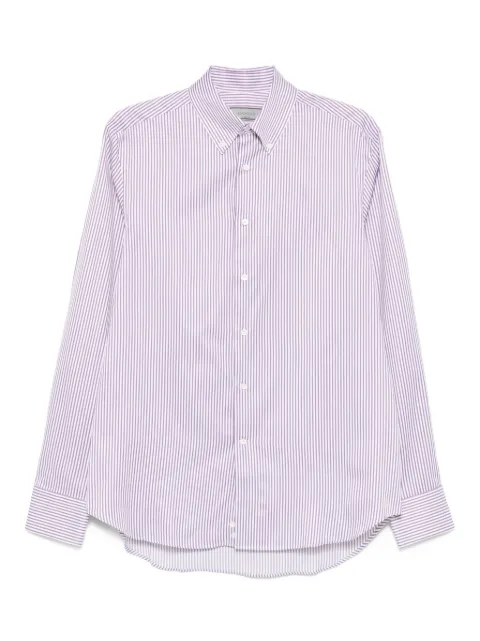 Canali striped cotton shirt
