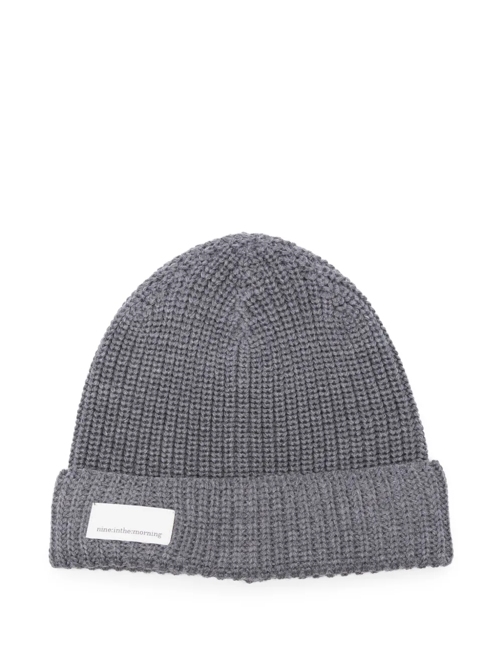 ribbed wool beanie