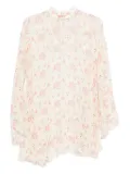 STYLAND floral-print mini dress - Neutrals